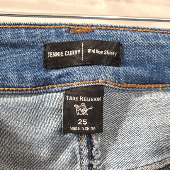 True Religion - Jennie Curvy Mid Rise Skinny - Size 25 - Picture 4 of 10